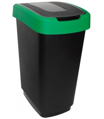 Cos de gunoi Domino, Jotta, 25 L, plastic, verde Jotta