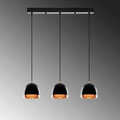 Lustra, Fulgor, 942FLG1480, Metal, Negru
