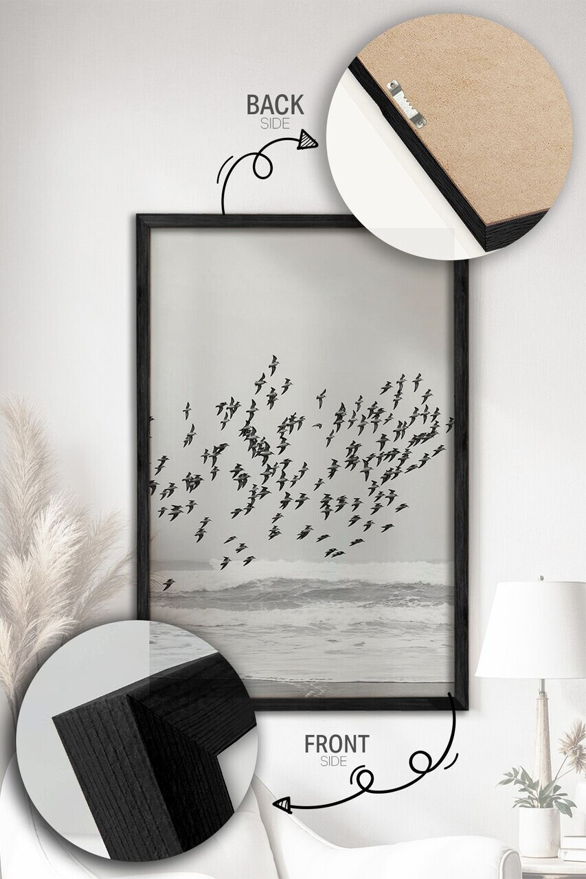 Tablou decorativ, Artnewclsyh48-3348, Lemn masiv, MDF, Multicolor - view 4