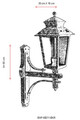 Lampa de exterior, Avonni, 685AVN1366, Plastic ABS, Maro