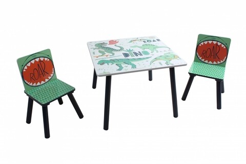 Set birou cu 2 scaune Dino, U-grow, MDF, multicolor mezoni.ro