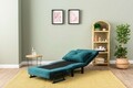 Canapea extensibilă cu 1 loc, Futon, 859FTN2344, Metal , Verde petrol