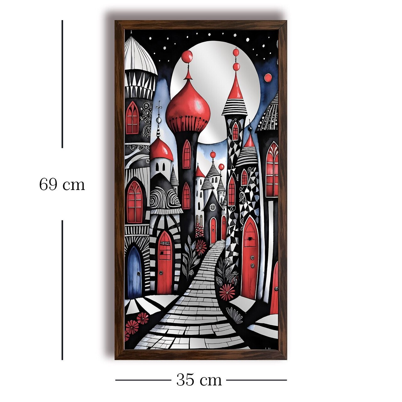 Tablou decorativ, Ahsalct-005, Cadru: 100% PVC (Grosime: 2 cm), Multicolor — imaginea 4