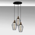 Lustra, Tatum, 584TTM1349, Metal, Negru