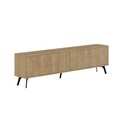 Comoda TV, Decortie, Dune, 180x50x29.6 cm, Stejar
