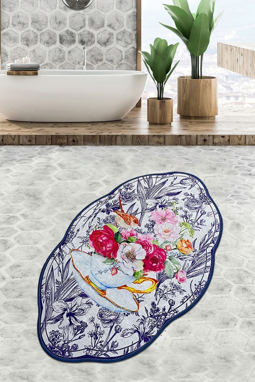 Covoras de baie L'essentiel Maison Birdie Lohal Djt (80 x 100) 80x100 cm Poliester Multicolor