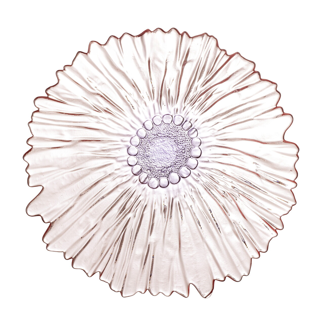 Bol decorativ, Bloomingville, Mariko, 31x8 cm, 2 L, sticla, roz - view 3
