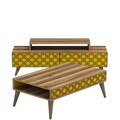 Set mobilier living, Hommy Craft, City, Nuc / Galben