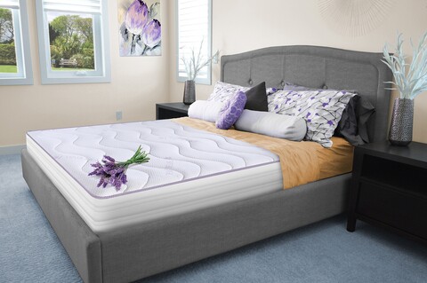 Saltea Green Future, Lavanda Therapy 14+2, Memory Arctic Gel, Super Ortopedica, Anatomica, 180×200 Cm