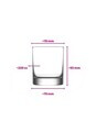 Set de pahare de whisky, Hermia, 990LAV1236, Transparent