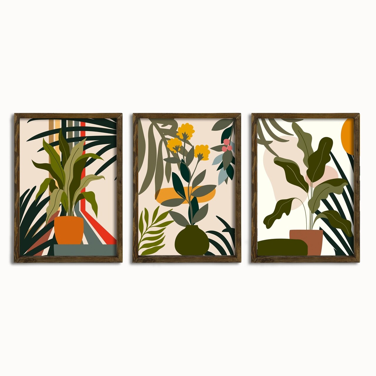 Set 3 tablouri decorative, EMN010, Imprimat UV, Multicolor - view 3
