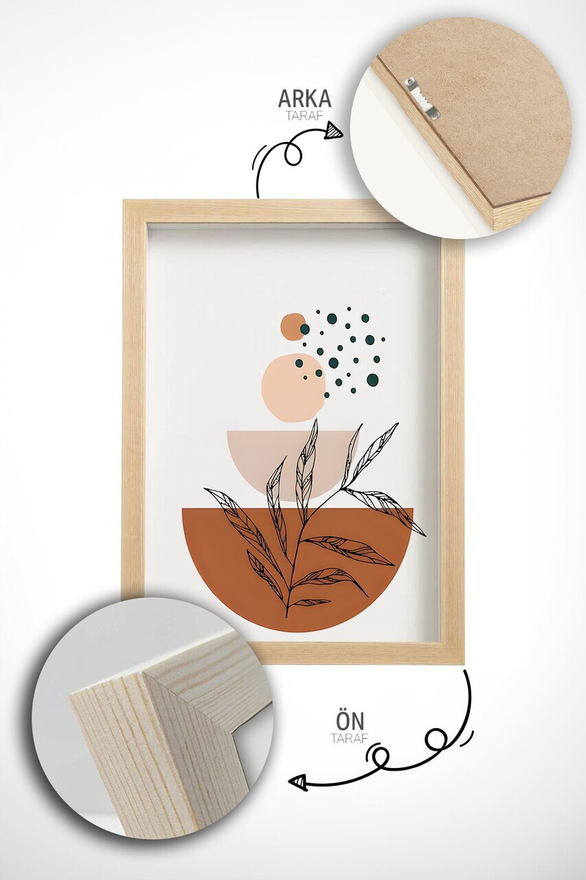 Tablou decorativ, Artvmodel14-Ahsap, MDF, Multicolor — imaginea 2