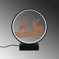Lampa de masa, Shadow, 526SHD1136, Metal, Negru/Cupru
