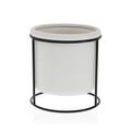 Ghiveci cu suport Kyro Light, Versa, 15 x 15 cm, ceramica/metal