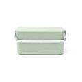 Recipient colectare resturi alimentare, Brabantia, SinkSide Waste Box, 22.1x12.7x10.7 cm, plastic/inox, verde jad