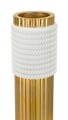 Vaza decorativa Bann Big, Mauro Ferretti, 15.3x13x30.5 cm, polirasina, auriu/alb
