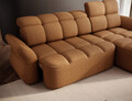 Coltar extensibil dreapta 3 locuri ELTAP, Beneth, 301x185x115 cm, lemn/poliester, mustar