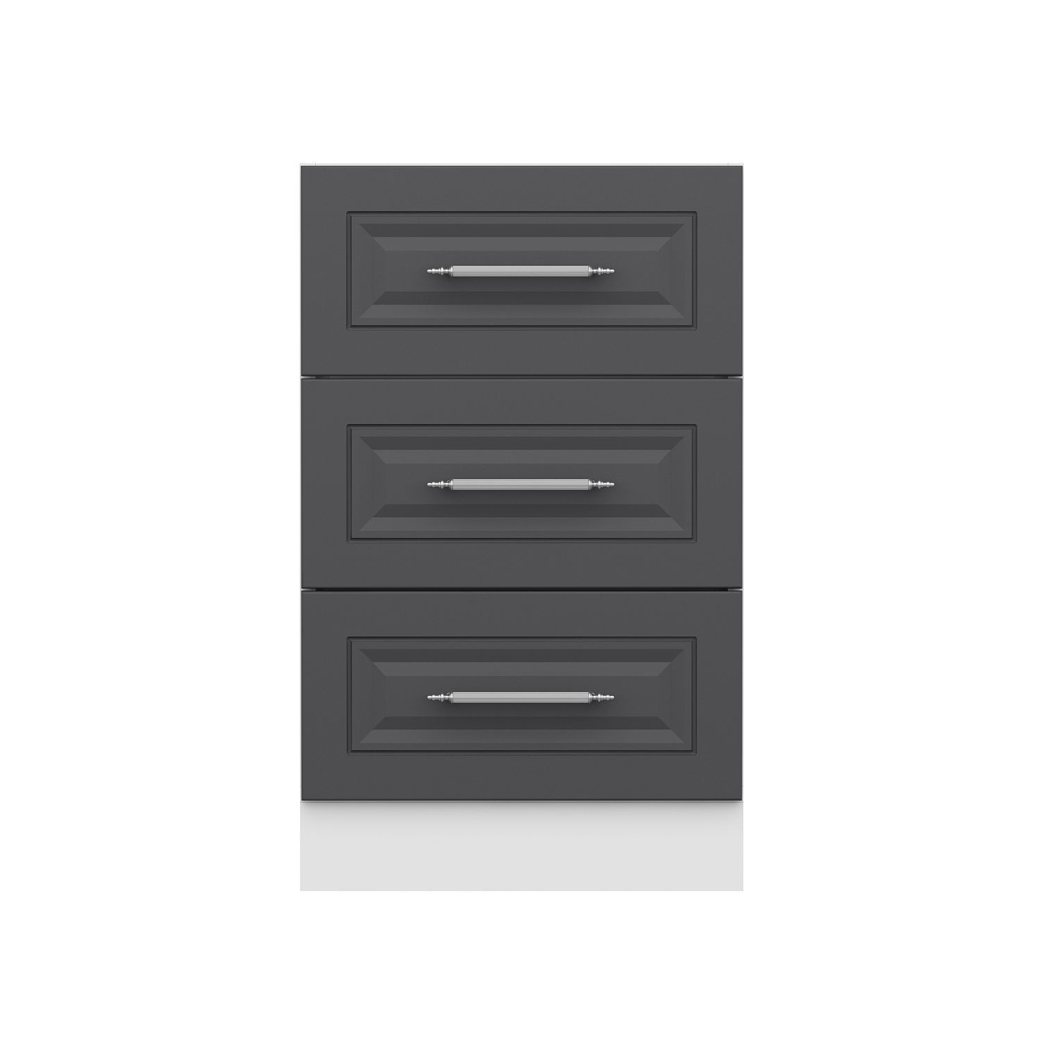 Dulap pentru bucatarie, Hanah Home, Minar, 50x87x58 cm, Alb / Antracit