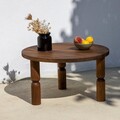 Masuta de cafea, Neostill, Ida 70, 70x40x70 cm, Lemn de fag, Maro