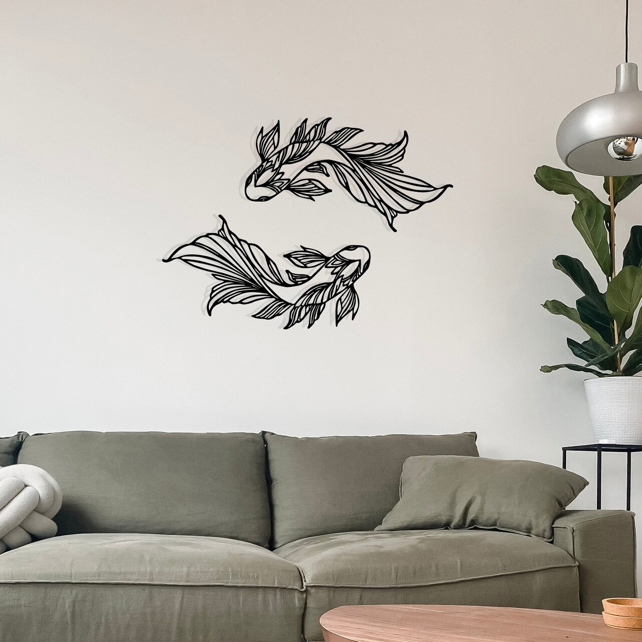 Decoratiune de perete, Verano, Dimensiuni: 65 x 94 cm, Negru - view 2
