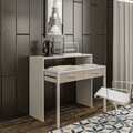 Birou Study, Kalune Design, 99x66x88 cm, PAL, alb