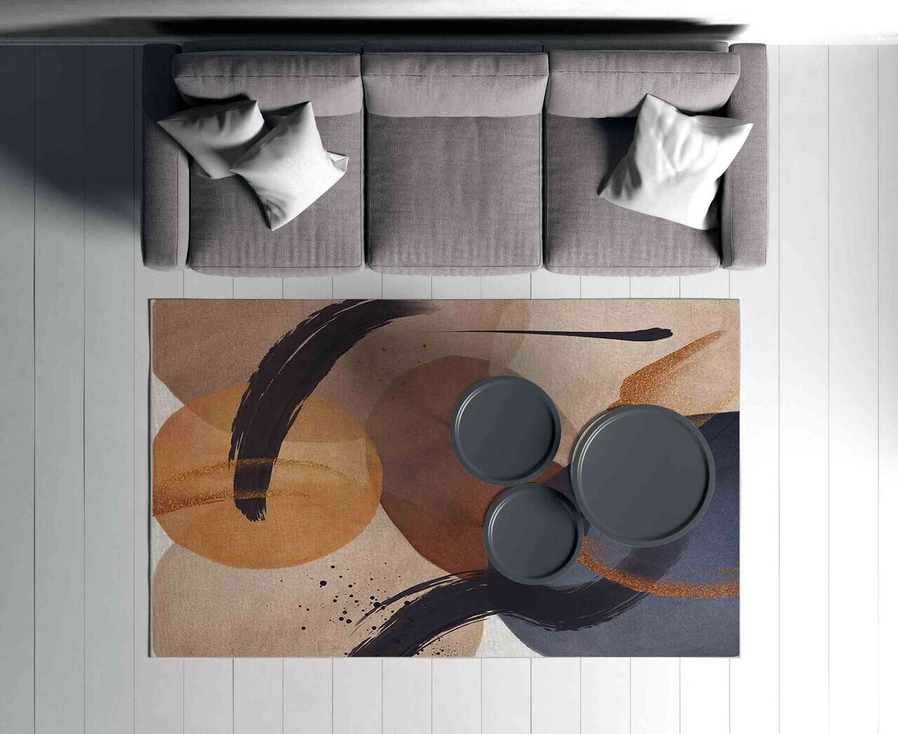Covor, Shml19, 160x230 cm, Poliester, Multicolor — imaginea 4
