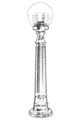 Lampadar de exterior, Avonni, 685AVN1176, Plastic ABS, Negru