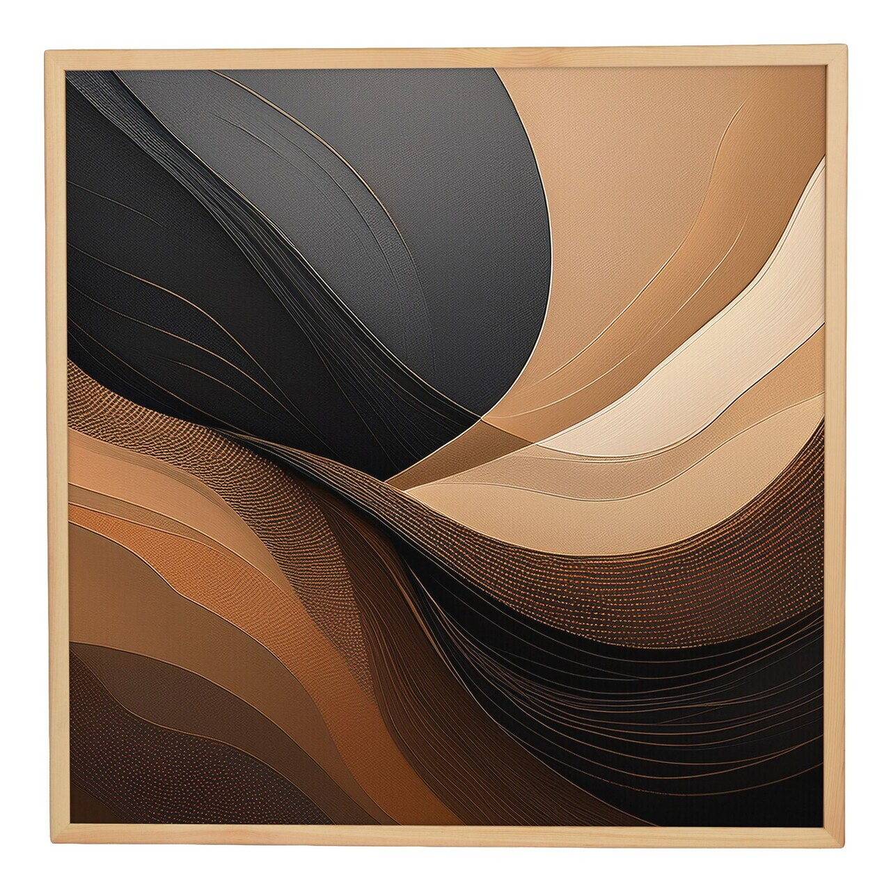 Tablou decorativ, Cc-K-Ah-1013, Canvas, Cadru: 100% LEMN (Grosime: 18 mm), Multicolor - view 2