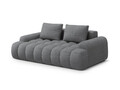 Canapea 3 locuri, Linz, Cosmopolitan Design, 200x100x84 cm, tesatura structurata, gri
