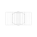 Uscator de rufe, Brabantia, Hangon Fresh, 15 m capacitate de uscare, otel, alb