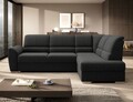 Coltar extensibil dreapta 3 locuri ELTAP, RT-04FL, Siber, 270x186x93 cm, lemn/poliester, gri inchis
