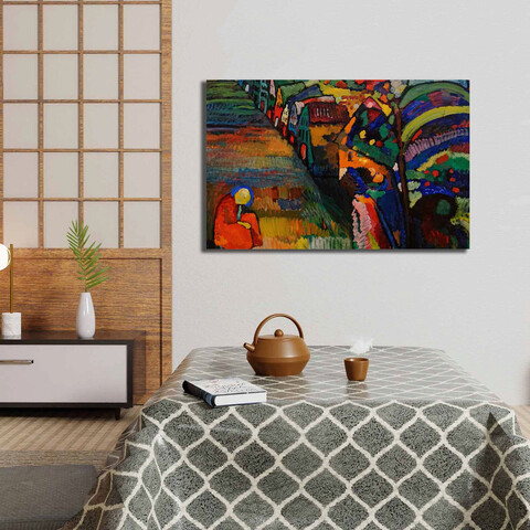 Tablou decorativ, 4570kandinsky035, canvas , lemn, multicolor