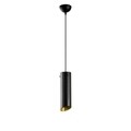 Lustra Sivani MR - 976, Opviq, 8 x 114 cm, 1 x E27, 40W, negru/galben