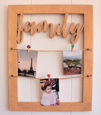 Rama foto, Family , 46x70x1.5 cm, Placaj , Maro La Moneta