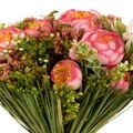 Buchet flori artificiale Bouquet, Creaciones Meng, 16.5x21 cm, poliester/plante naturale