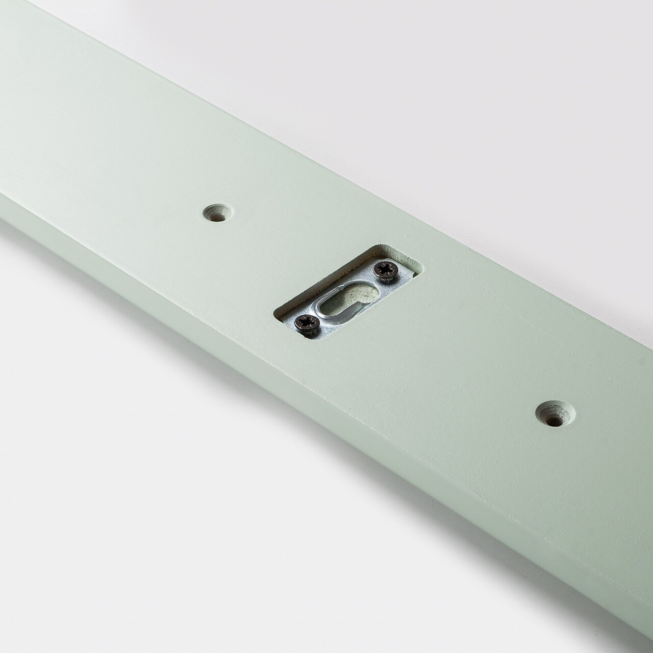 Cuier de perete din lemn, Daisetta, ASK-019, 100x7x8 cm, Lemn, Mentă / Aur