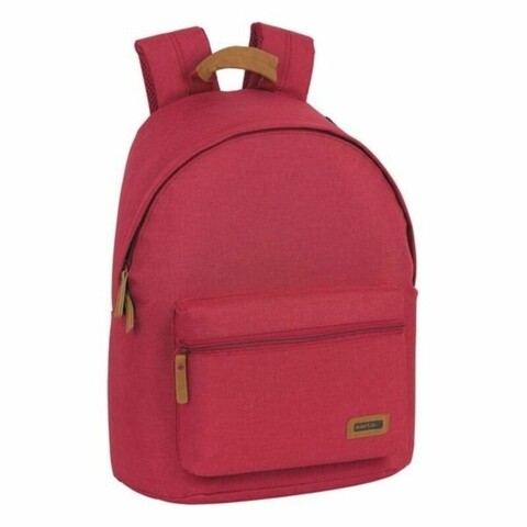 Rucsac pentru lapop 14.1", safta, business, 31 x 16 x 41 cm, poliester, rosu