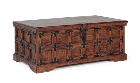 Cufar jaipur, bizzotto, 110 x 63 x 45 cm, lemn de mango/mdf