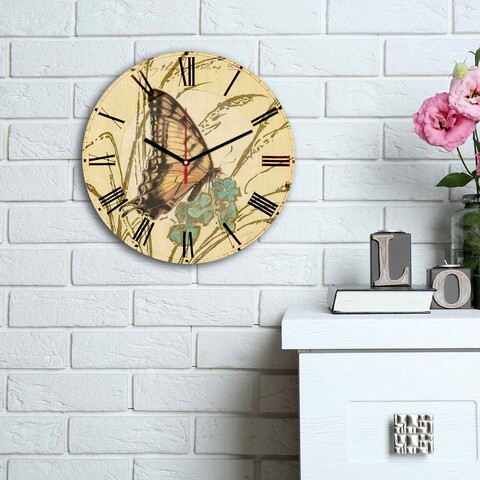 Ceas de perete, 3030ms-064, mdf, ø30 cm, multicolor