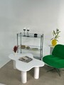 Masuta de cafea, Rotexa, Bloom, 110x40x70 cm, MDF , Alb