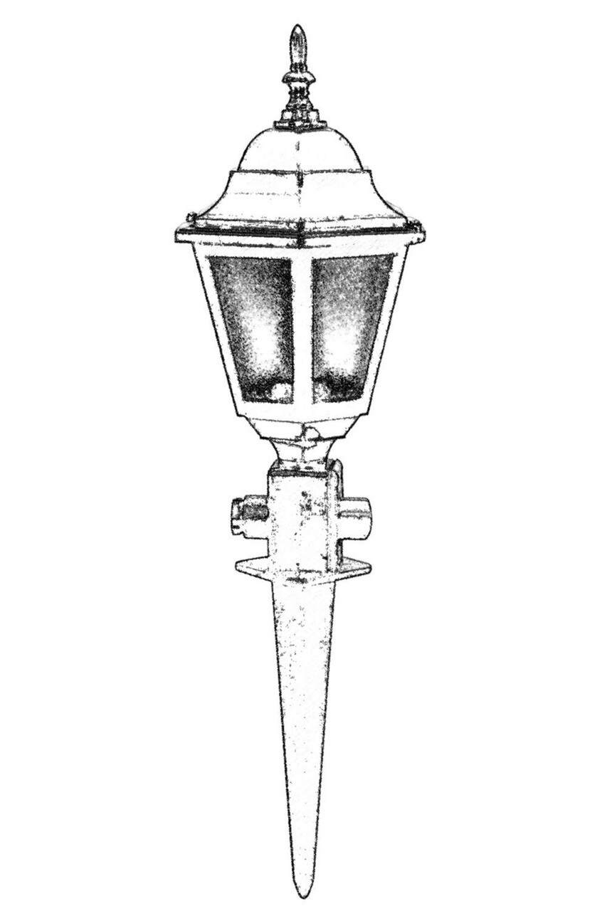 Lampa de exterior, Avonni, 685AVN1163, Plastic ABS, Negru - 1 | YEO