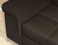 Coltar extensibil stanga 4 locuri ELTAP, ERI-35, Eridano, 275x202x88 cm, lemn/poliester, maro inchis