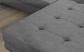 Coltar extensibil dreapta 4 locuri ELTAP, Armd-07, Armando, 289x203x85 cm, lemn/poliester, gri/multicolor