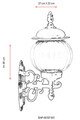 Lampa de exterior, Avonni, 685AVN1254, Plastic ABS, Negru