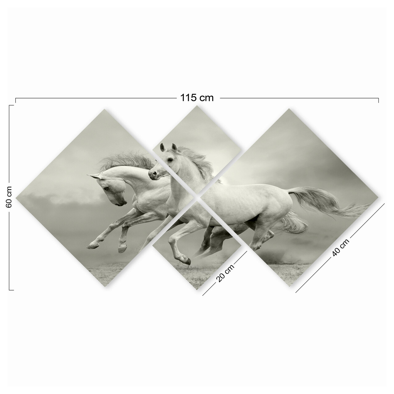 Set 4 tablouri decorative, 4MDF99820919, MDF, Imprimat UV, Multicolor