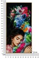 Tablou decorativ Moira -B, Mauro Ferretti, 52x102 cm, lemn de pin/canvas pictat si lacuit, multicolor