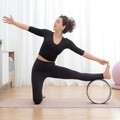 Roata pentru yoga Rodha InnovaGoods, Ø33 cm, cauciuc/ABS