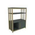 Corp biblioteca, Zena Home, Letos, 60x80x29.6 cm, PAL, Verde