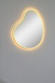 Oglinda cu Iluminare Led, Mirrorland, Glenia, Oglindă indestructibilă cu obturator, Galben