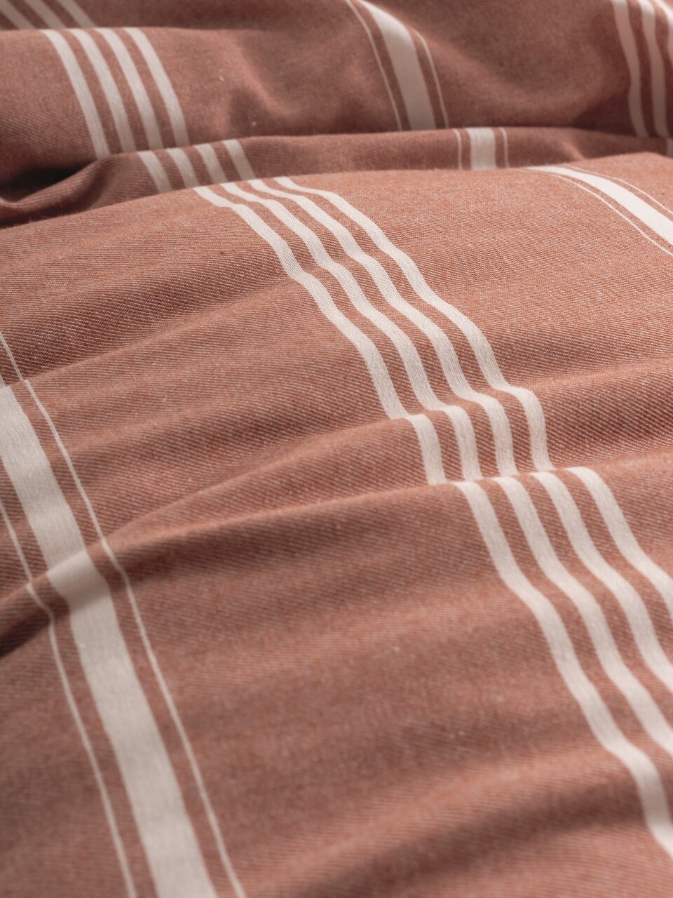 Lenjerie de pat dubla, Jamira - Cinnamon, Cotton Box, 85% bumbac / 15% poliester - 1 | YEO